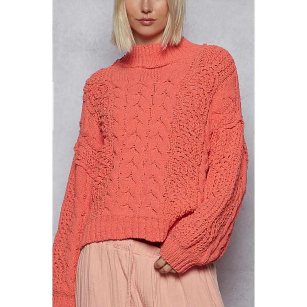 POL Chenille Pullover Sweater